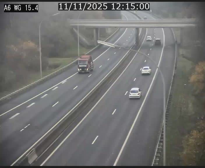 Traffic live webcam Luxembourg Capellen - A6 - BK 15.4 - direction Luxembourg/France/Allemagne