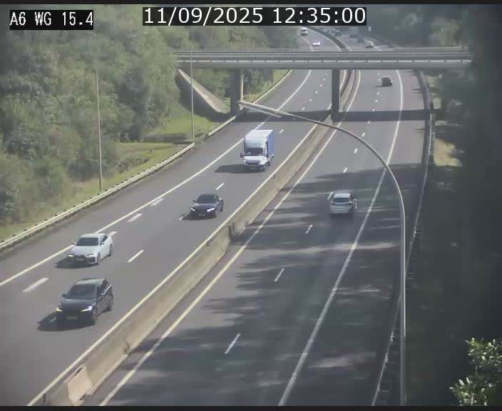 <h2>Traffic live webcam Luxembourg Capellen - A6 - BK 15.4 - direction Luxembourg/France/Allemagne</h2>