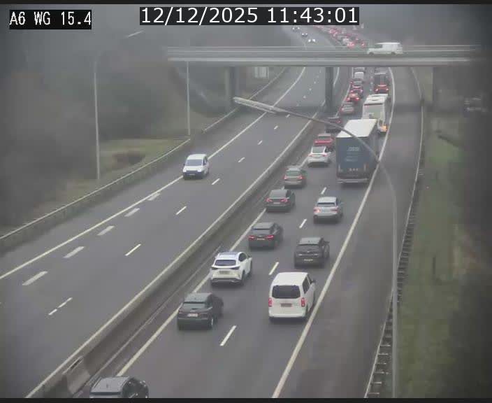 <h2>Traffic live webcam Luxembourg Capellen - A6 - BK 15.4 - direction Luxembourg/France/Allemagne</h2>