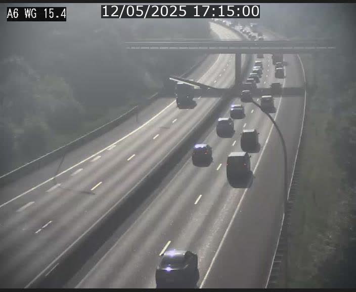 <h2>Traffic live webcam Luxembourg Capellen - A6 - BK 15.4 - direction Luxembourg/France/Allemagne</h2>