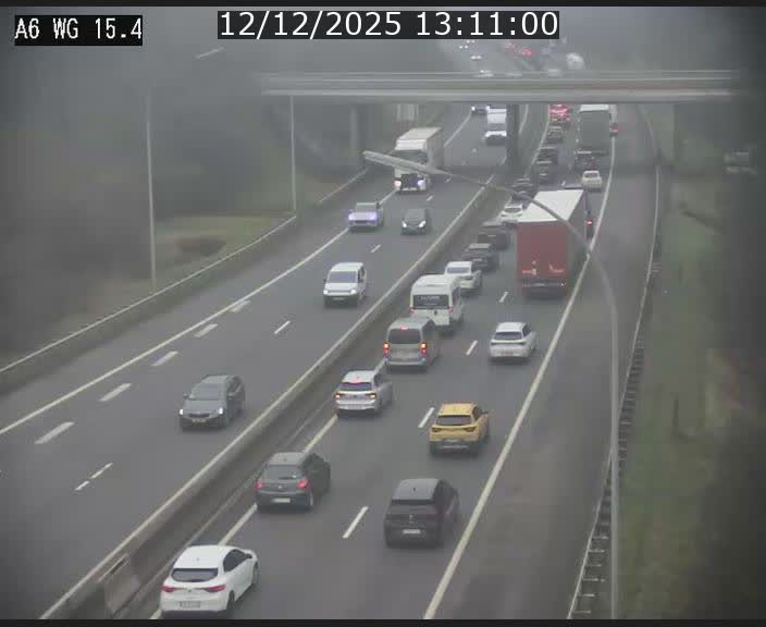 <h2>Traffic live webcam Luxembourg Capellen - A6 - BK 15.4 - direction Luxembourg/France/Allemagne</h2>