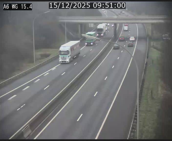 <h2>Traffic live webcam Luxembourg Capellen - A6 - BK 15.4 - direction Luxembourg/France/Allemagne</h2>