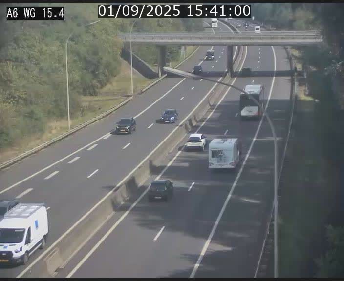 <h2>Traffic live webcam Luxembourg Capellen - A6 - BK 15.4 - direction Luxembourg/France/Allemagne</h2>