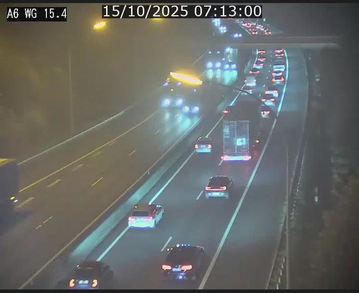 <h2>Traffic live webcam Luxembourg Capellen - A6 - BK 15.4 - direction Luxembourg/France/Allemagne</h2>