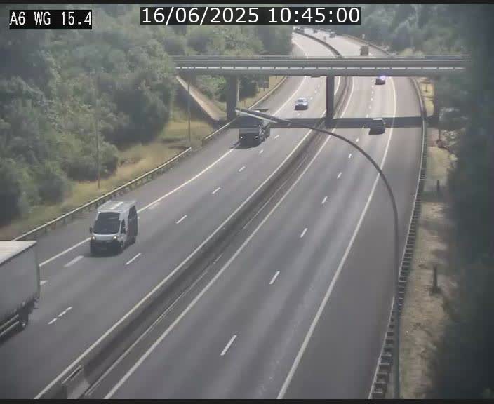 Traffic live webcam Luxembourg Capellen - A6 - BK 15.4 - direction Luxembourg/France/Allemagne