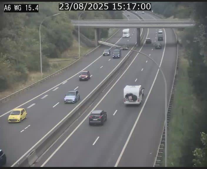 <h2>Traffic live webcam Luxembourg Capellen - A6 - BK 15.4 - direction Luxembourg/France/Allemagne</h2>