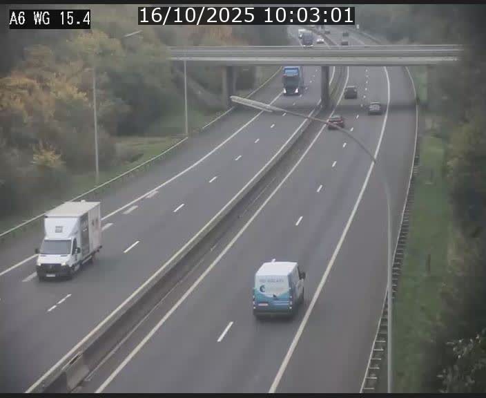<h2>Traffic live webcam Luxembourg Capellen - A6 - BK 15.4 - direction Luxembourg/France/Allemagne</h2>