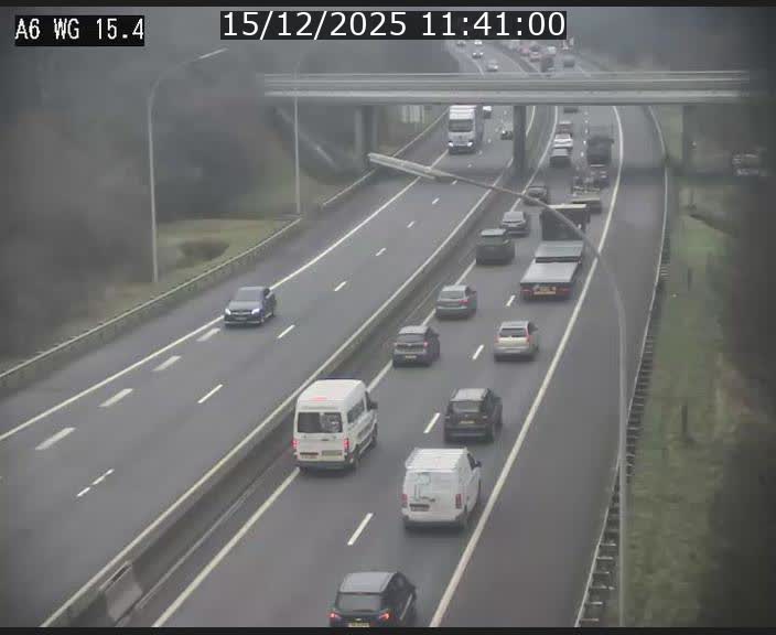 <h2>Traffic live webcam Luxembourg Capellen - A6 - BK 15.4 - direction Luxembourg/France/Allemagne</h2>