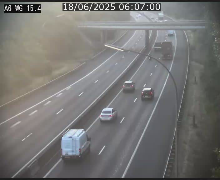 <h2>Traffic live webcam Luxembourg Capellen - A6 - BK 15.4 - direction Luxembourg/France/Allemagne</h2>