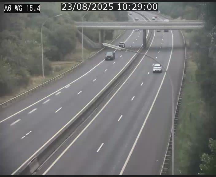 <h2>Traffic live webcam Luxembourg Capellen - A6 - BK 15.4 - direction Luxembourg/France/Allemagne</h2>