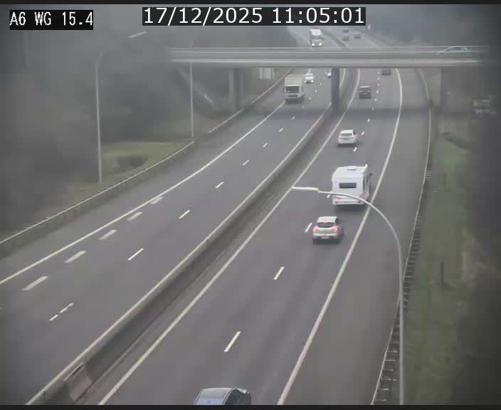 <h2>Traffic live webcam Luxembourg Capellen - A6 - BK 15.4 - direction Luxembourg/France/Allemagne</h2>