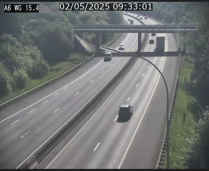 Traffic live webcam Luxembourg Capellen - A6 - BK 15.4 - direction Luxembourg/France/Allemagne