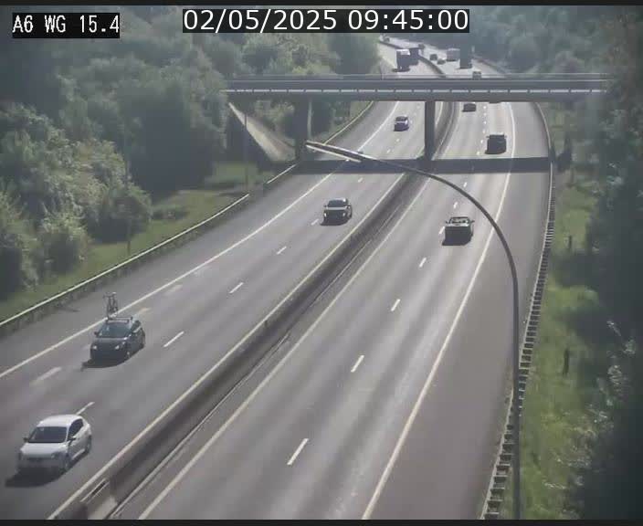 Traffic live webcam Luxembourg Capellen - A6 - BK 15.4 - direction Luxembourg/France/Allemagne