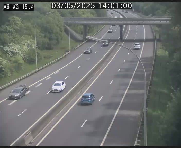Traffic live webcam Luxembourg Capellen - A6 - BK 15.4 - direction Luxembourg/France/Allemagne