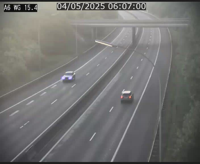 Traffic live webcam Luxembourg Capellen - A6 - BK 15.4 - direction Luxembourg/France/Allemagne