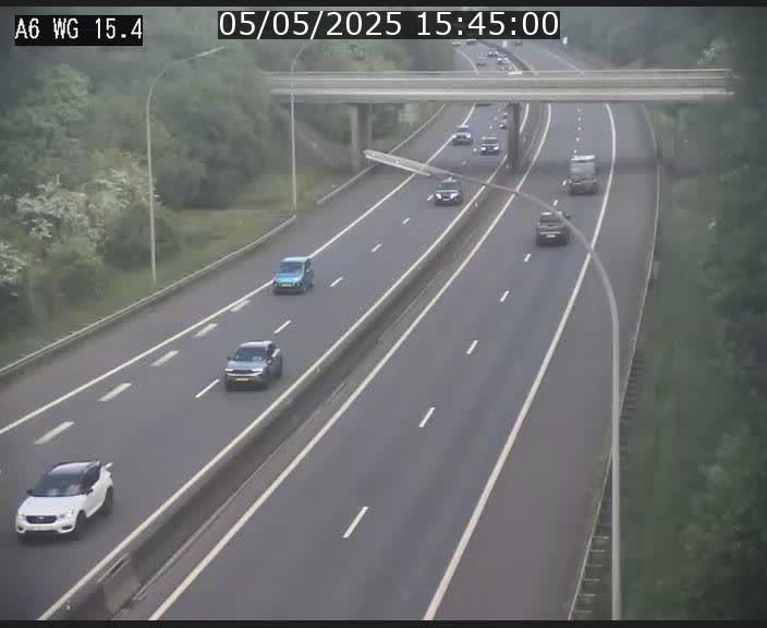 Traffic live webcam Luxembourg Capellen - A6 - BK 15.4 - direction Luxembourg/France/Allemagne