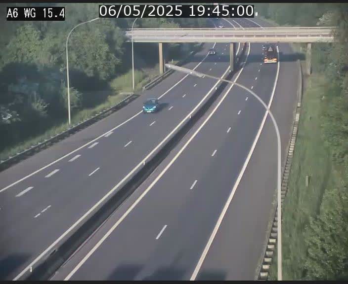Traffic live webcam Luxembourg Capellen - A6 - BK 15.4 - direction Luxembourg/France/Allemagne