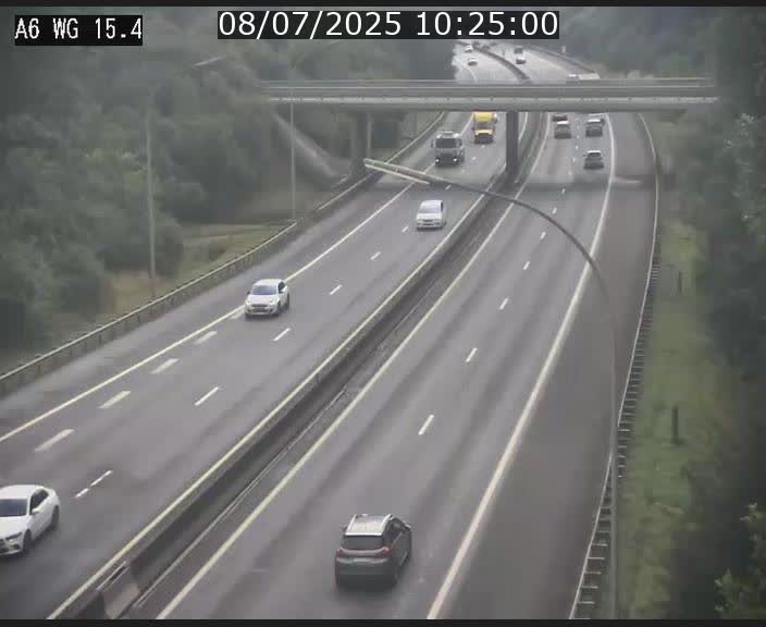 Traffic live webcam Luxembourg Capellen - A6 - BK 15.4 - direction Luxembourg/France/Allemagne