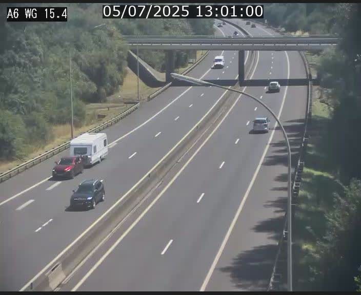 Traffic live webcam Luxembourg Capellen - A6 - BK 15.4 - direction Luxembourg/France/Allemagne