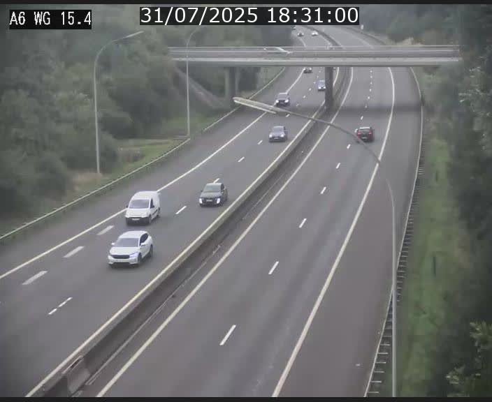 Traffic live webcam Luxembourg Capellen - A6 - BK 15.4 - direction Luxembourg/France/Allemagne