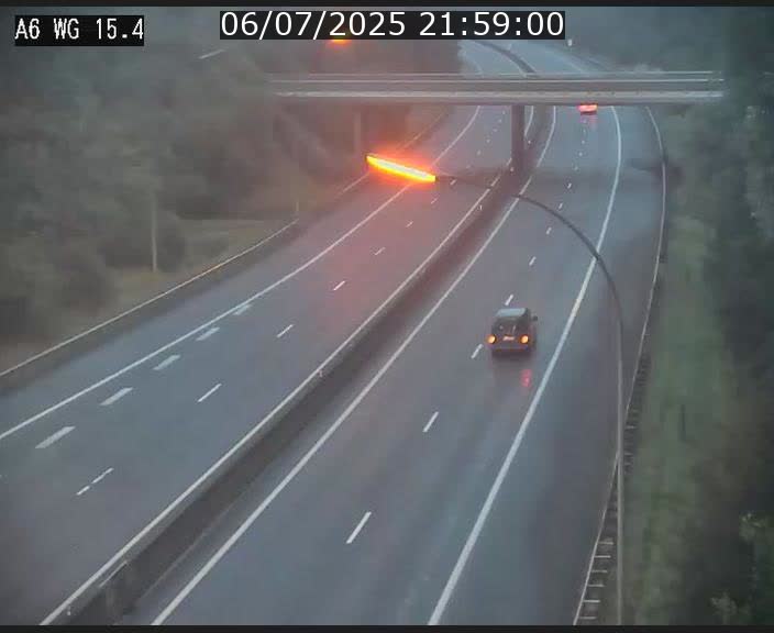 Traffic live webcam Luxembourg Capellen - A6 - BK 15.4 - direction Luxembourg/France/Allemagne