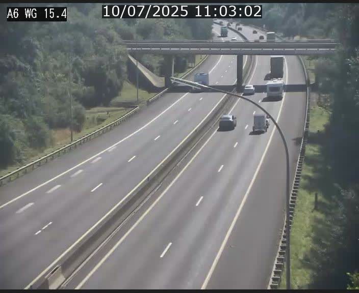 Traffic live webcam Luxembourg Capellen - A6 - BK 15.4 - direction Luxembourg/France/Allemagne