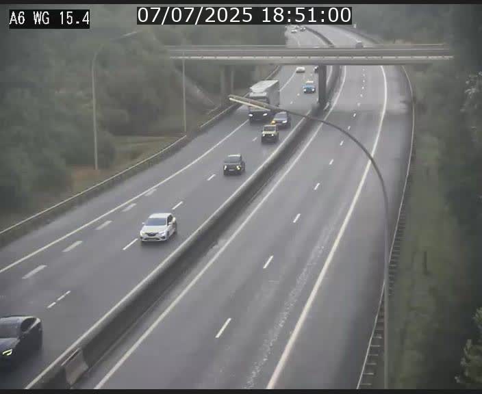 Traffic live webcam Luxembourg Capellen - A6 - BK 15.4 - direction Luxembourg/France/Allemagne