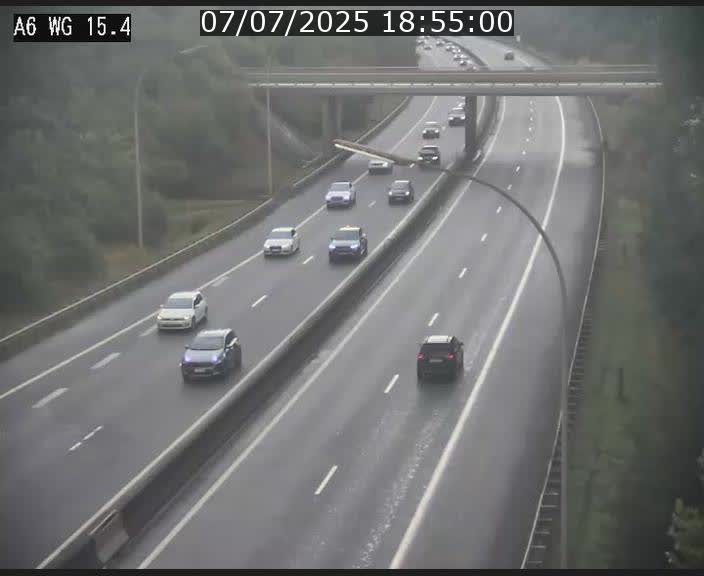 Traffic live webcam Luxembourg Capellen - A6 - BK 15.4 - direction Luxembourg/France/Allemagne