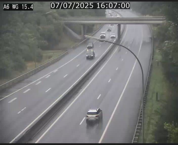 Traffic live webcam Luxembourg Capellen - A6 - BK 15.4 - direction Luxembourg/France/Allemagne