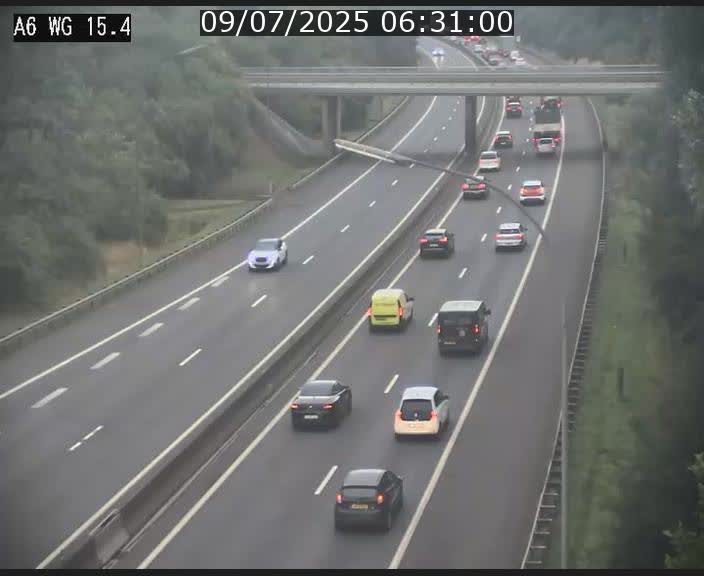 Traffic live webcam Luxembourg Capellen - A6 - BK 15.4 - direction Luxembourg/France/Allemagne