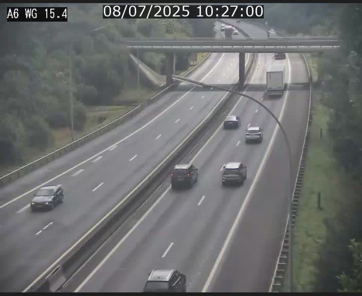 Traffic live webcam Luxembourg Capellen - A6 - BK 15.4 - direction Luxembourg/France/Allemagne