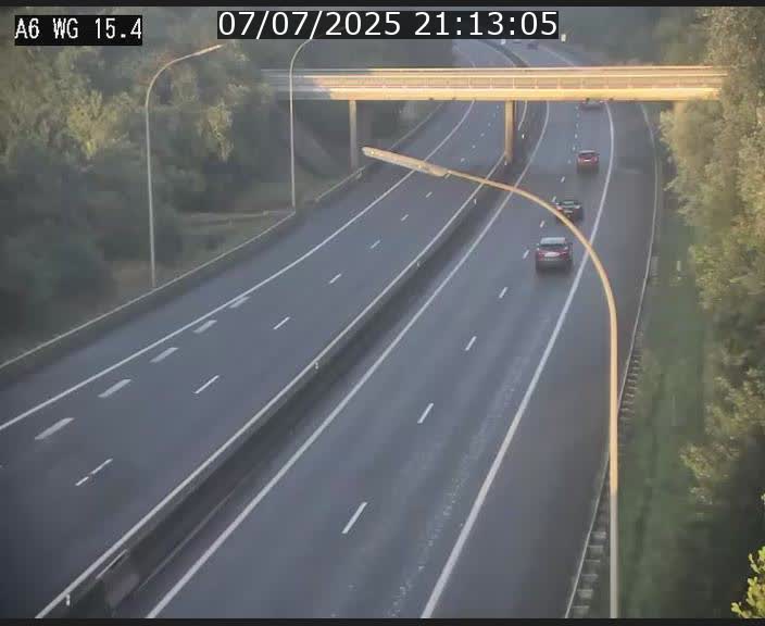 Traffic live webcam Luxembourg Capellen - A6 - BK 15.4 - direction Luxembourg/France/Allemagne