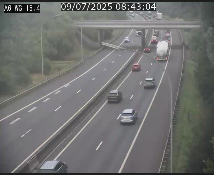 Traffic live webcam Luxembourg Capellen - A6 - BK 15.4 - direction Luxembourg/France/Allemagne