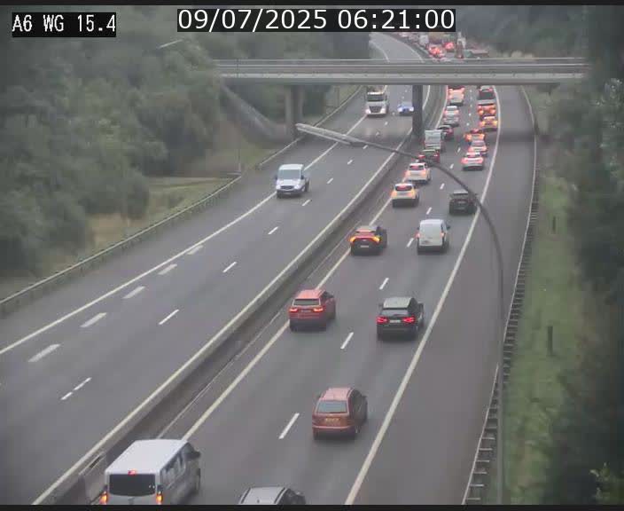 Traffic live webcam Luxembourg Capellen - A6 - BK 15.4 - direction Luxembourg/France/Allemagne