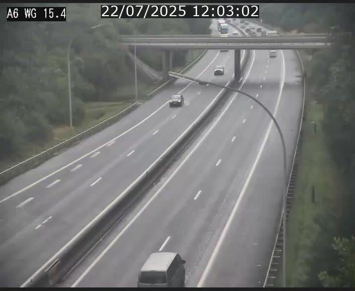 Traffic live webcam Luxembourg Capellen - A6 - BK 15.4 - direction Luxembourg/France/Allemagne