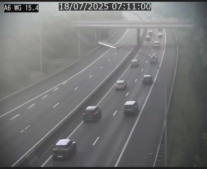 Traffic live webcam Luxembourg Capellen - A6 - BK 15.4 - direction Luxembourg/France/Allemagne