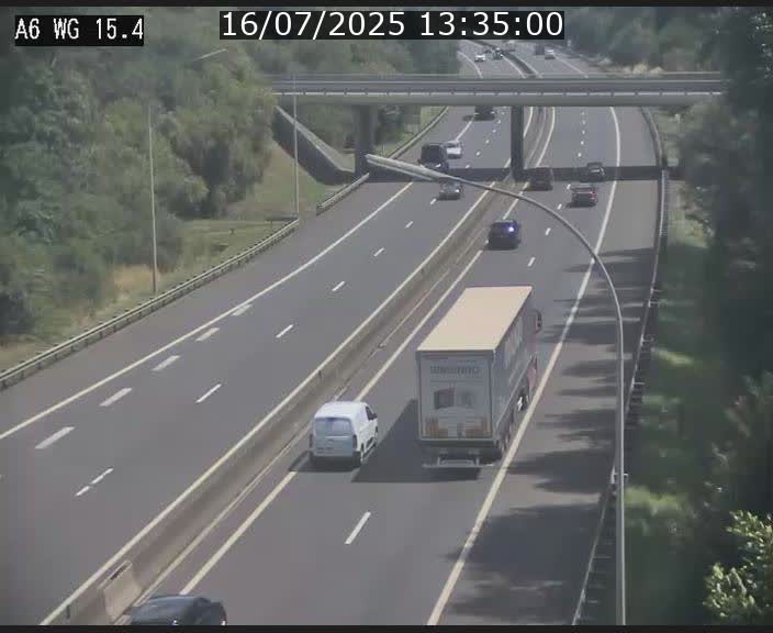 Traffic live webcam Luxembourg Capellen - A6 - BK 15.4 - direction Luxembourg/France/Allemagne
