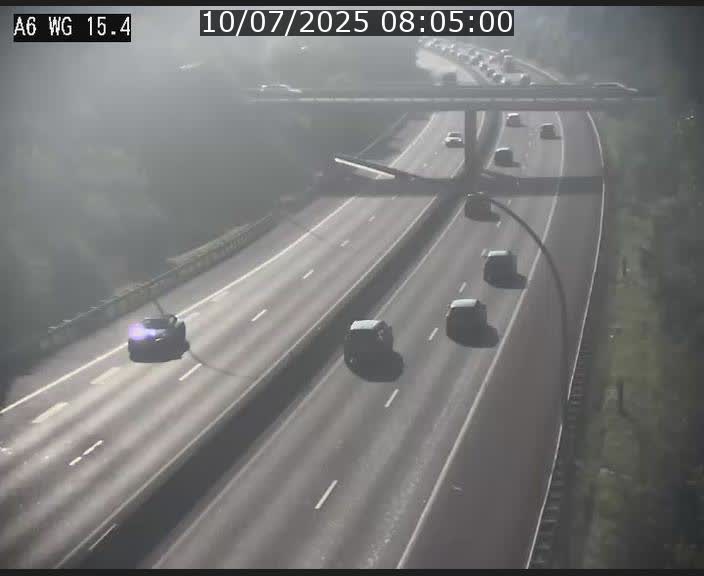 Traffic live webcam Luxembourg Capellen - A6 - BK 15.4 - direction Luxembourg/France/Allemagne