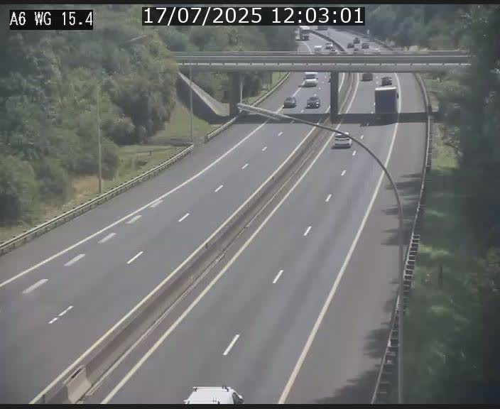Traffic live webcam Luxembourg Capellen - A6 - BK 15.4 - direction Luxembourg/France/Allemagne
