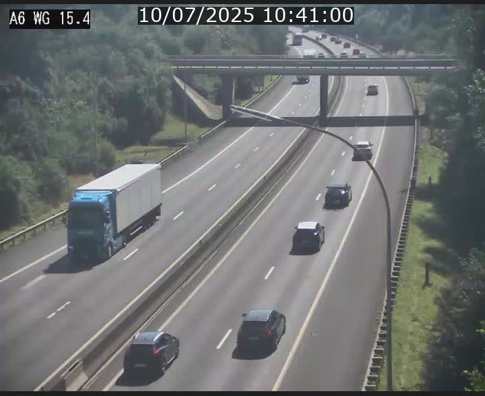 Traffic live webcam Luxembourg Capellen - A6 - BK 15.4 - direction Luxembourg/France/Allemagne