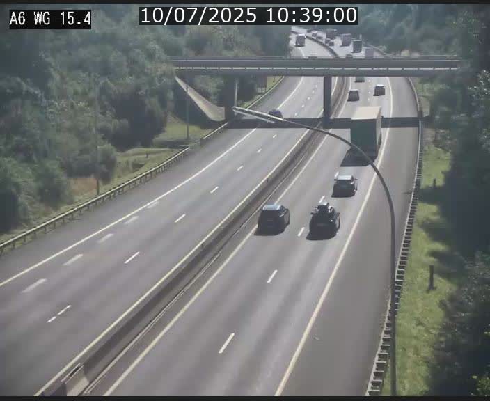 Traffic live webcam Luxembourg Capellen - A6 - BK 15.4 - direction Luxembourg/France/Allemagne