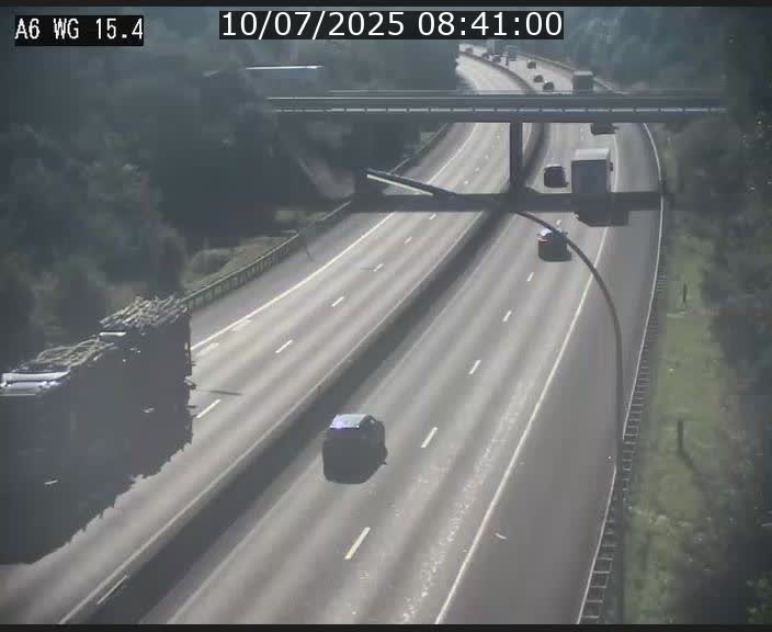 Traffic live webcam Luxembourg Capellen - A6 - BK 15.4 - direction Luxembourg/France/Allemagne