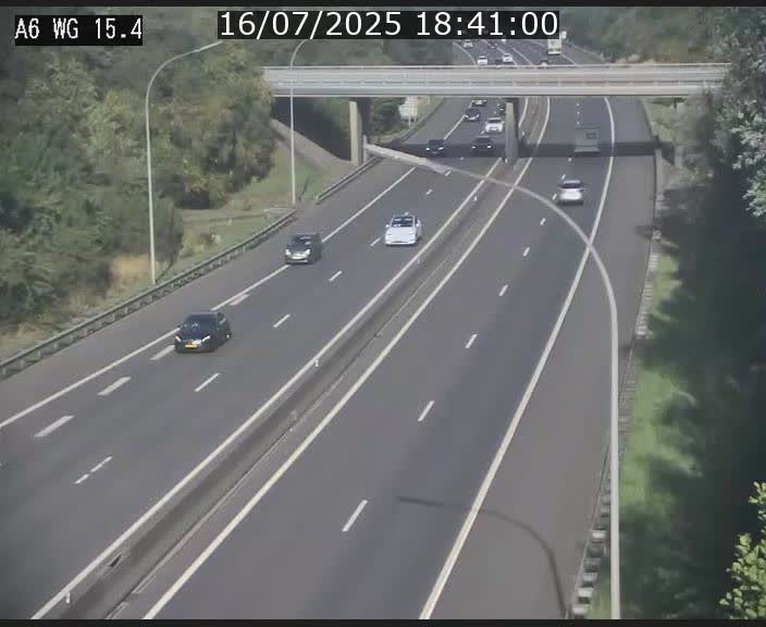 Traffic live webcam Luxembourg Capellen - A6 - BK 15.4 - direction Luxembourg/France/Allemagne