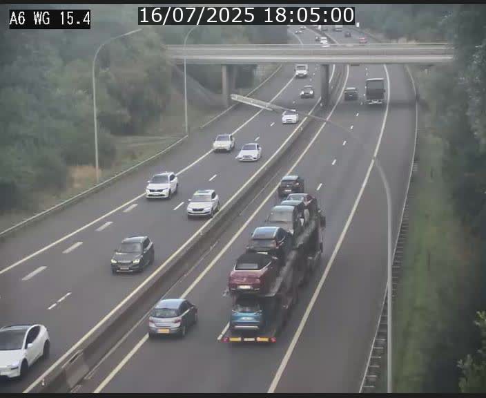 Traffic live webcam Luxembourg Capellen - A6 - BK 15.4 - direction Luxembourg/France/Allemagne