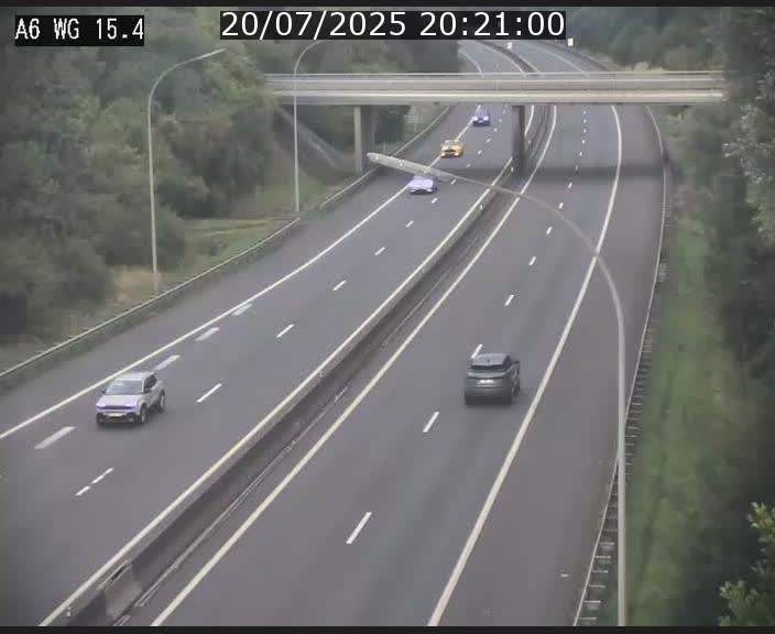 Traffic live webcam Luxembourg Capellen - A6 - BK 15.4 - direction Luxembourg/France/Allemagne