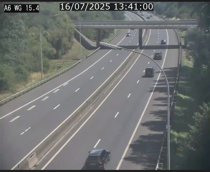 Traffic live webcam Luxembourg Capellen - A6 - BK 15.4 - direction Luxembourg/France/Allemagne