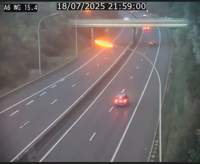 Traffic live webcam Luxembourg Capellen - A6 - BK 15.4 - direction Luxembourg/France/Allemagne