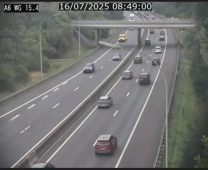 Traffic live webcam Luxembourg Capellen - A6 - BK 15.4 - direction Luxembourg/France/Allemagne