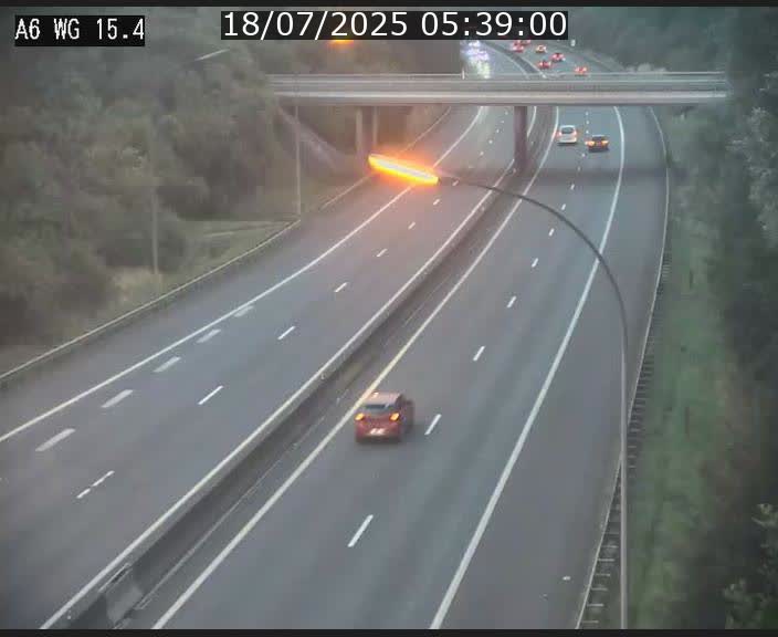 Traffic live webcam Luxembourg Capellen - A6 - BK 15.4 - direction Luxembourg/France/Allemagne