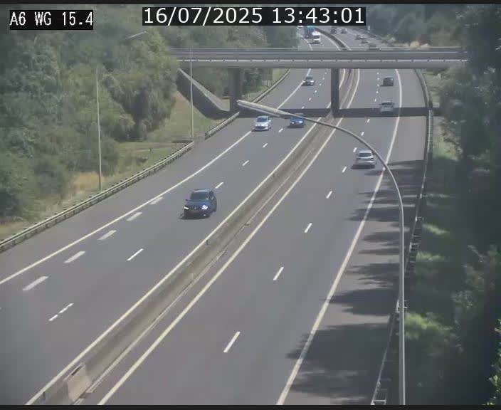 Traffic live webcam Luxembourg Capellen - A6 - BK 15.4 - direction Luxembourg/France/Allemagne